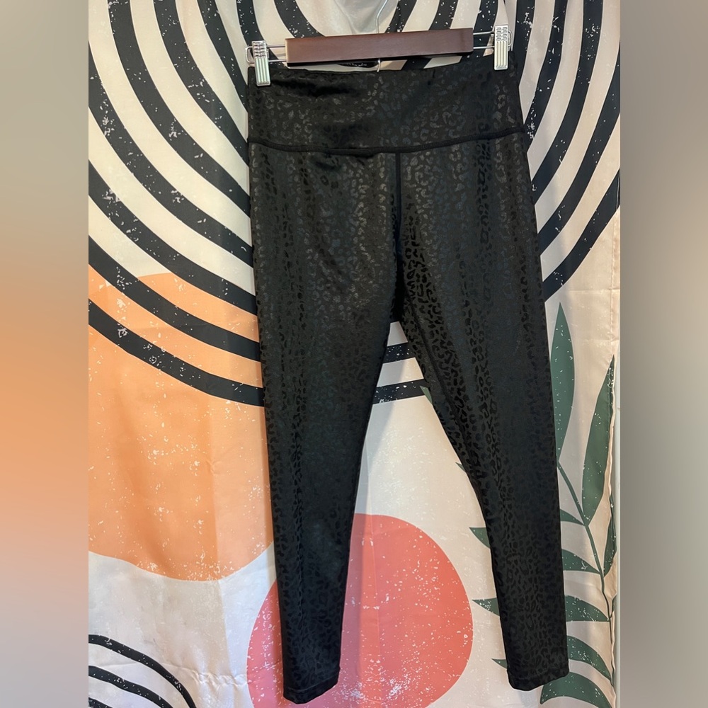 Kimberly C Leopard Shimmer Legging
